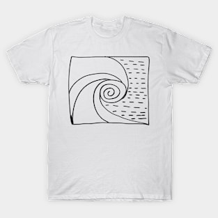 The painting of a wave T-Shirt